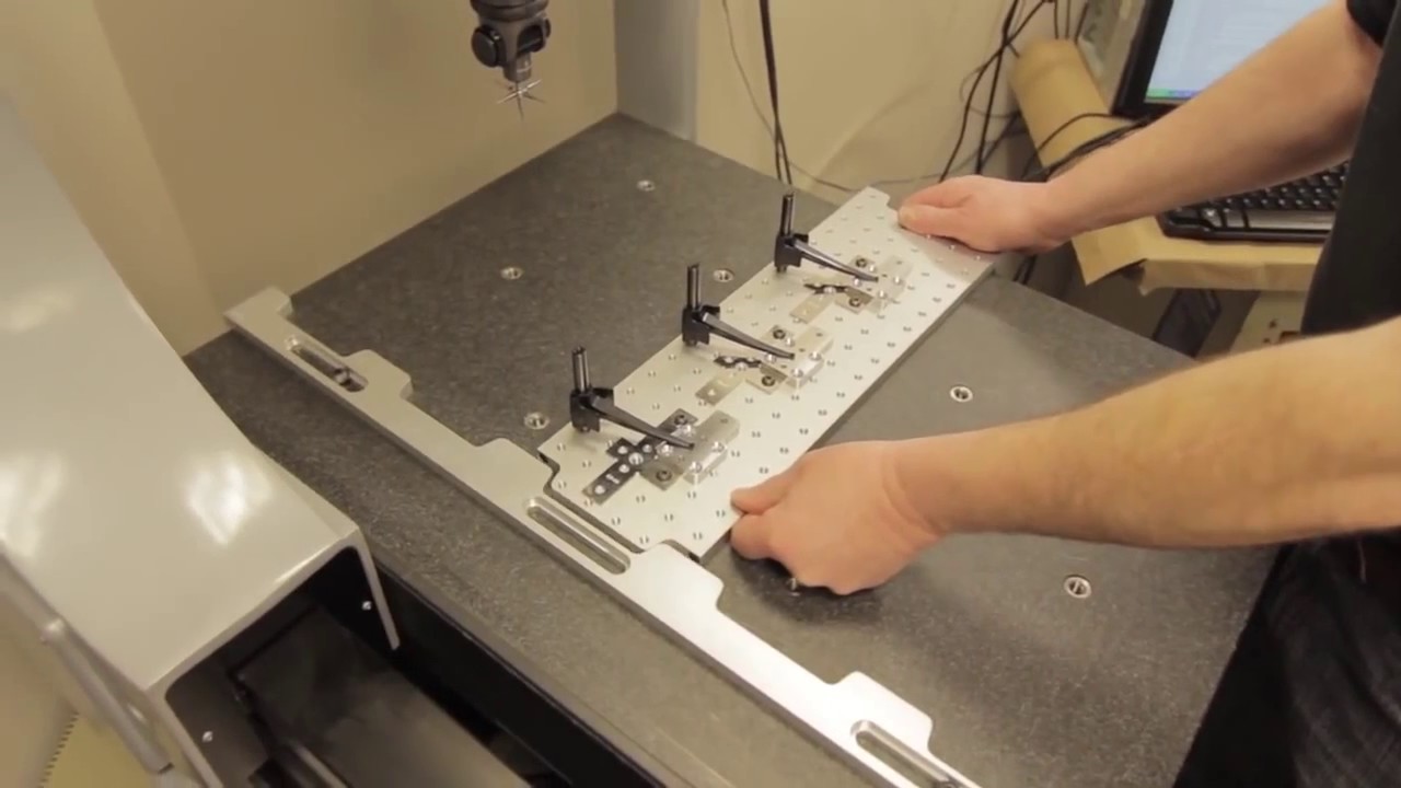 Inspection Arsenal CMM Work Holding and Loc N Load Fixture Plate System