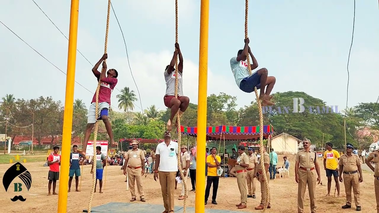 rope climbing event in police selection part 3 | tnusrb