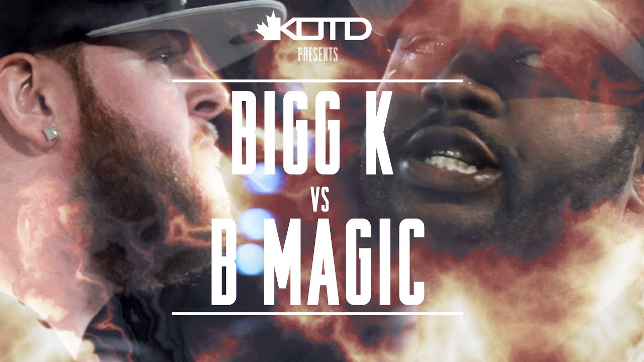 KOTD - Rap Battle - Bigg K vs B Magic