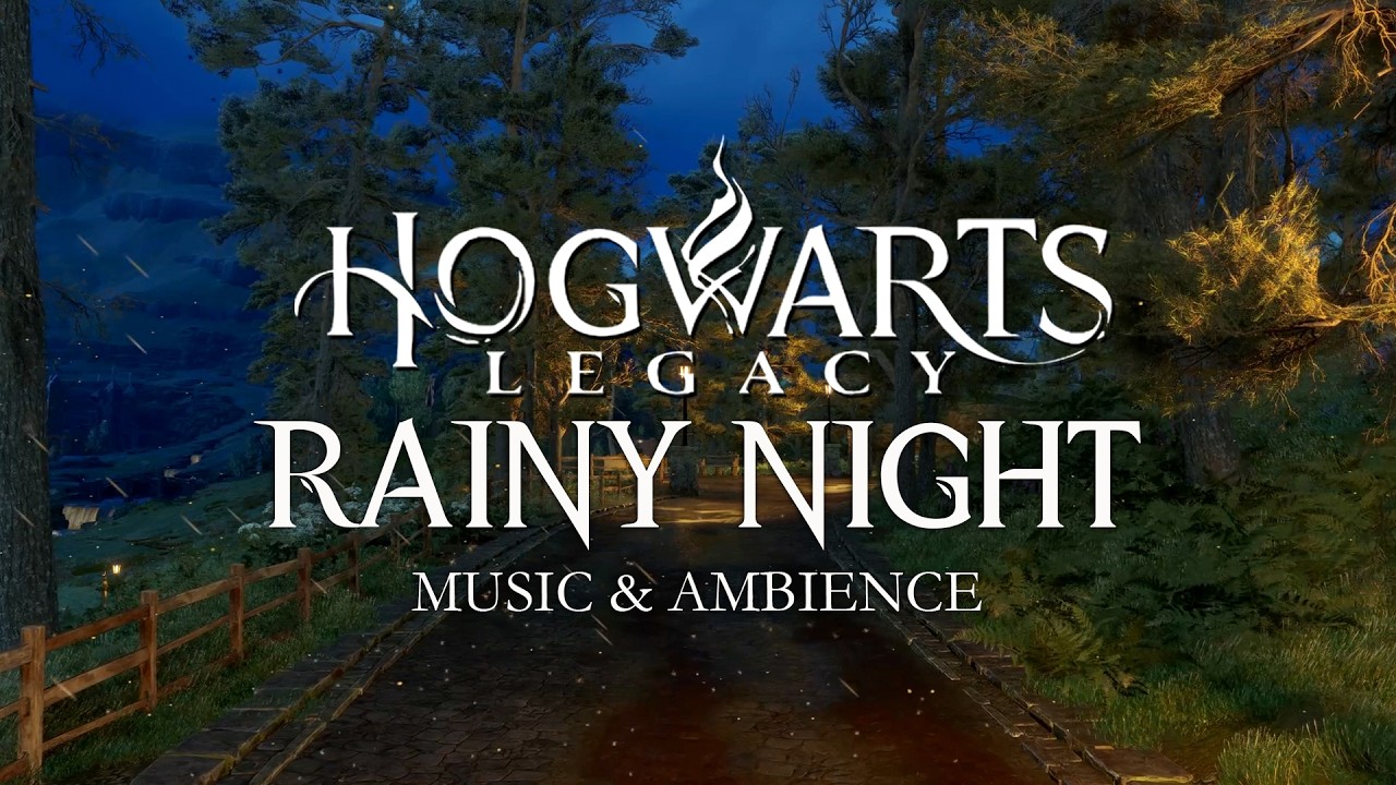 Rainy Night in March at Hogwarts- Calming & Peaceful Harry Potter Music & Ambience