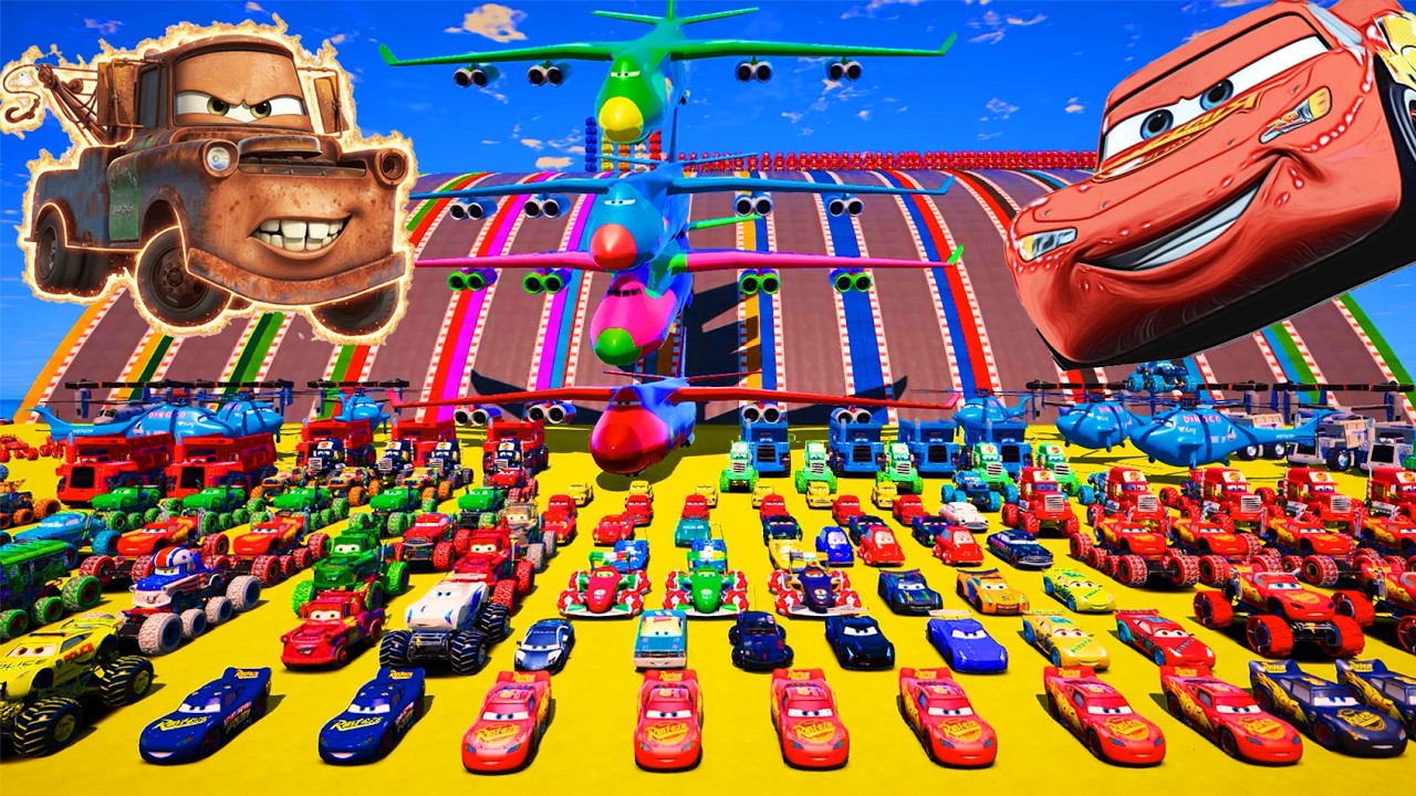 Disney Pixar Cars Unboxing Review | Lightning McQueen, Tow Mater, Doc Hudson, Sally Carrera, Cruz