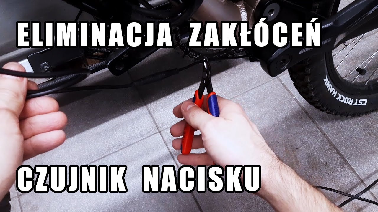 Czujnik nacisku / suport tensometryczny - eliminacja zakłóceń