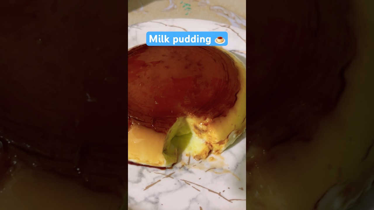 Milk Pudding | Easy & Delicious #EasyRecipes #QuickDessert #NoBakeDessert #trendingshorts