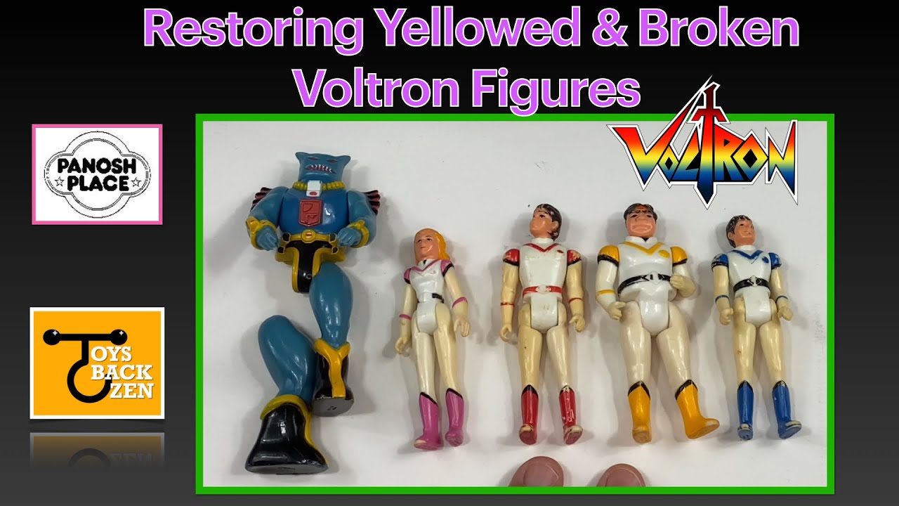Fixing and Restoring Panosh Place Voltron Figures - Deyellowing Safely