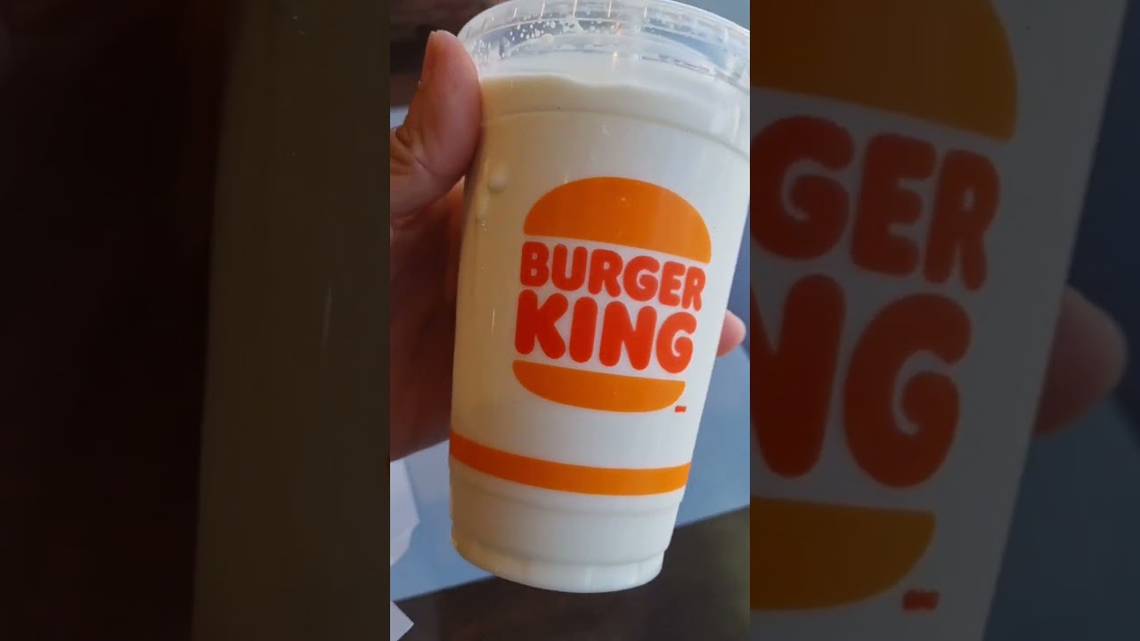 Drink Milkshake Burger King #shorts