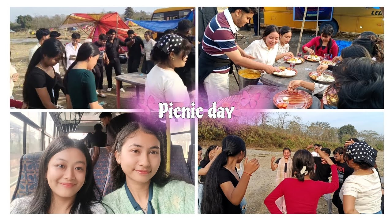 Picnic day🧺🌿 VLOG📸 English Department | Assam University |