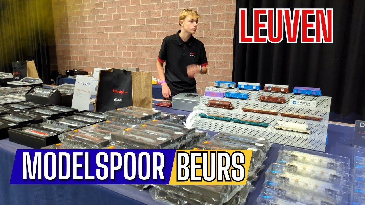 Leuven Modelspoorbeurs 2025 &ndash; Deel 2 | Verkoopstands & Miniatuurplezier