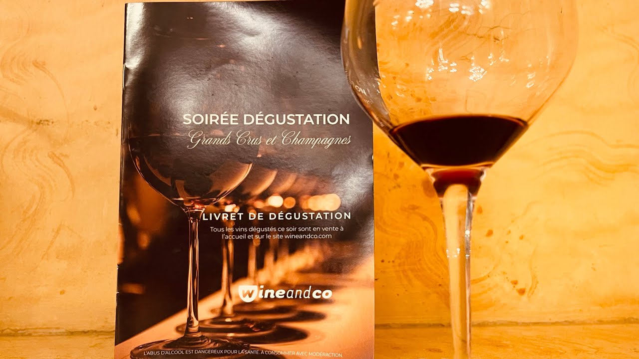 Soirée Grands Crus Classés Bordeaux + quelques digressions, organisée par Wine&Co le 3 novembre 2022
