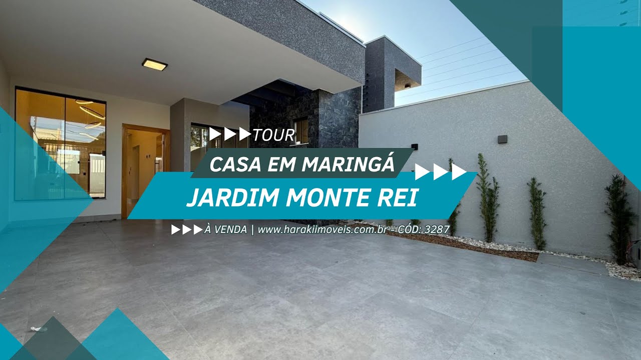 Casa à venda no Jardim Monte Rei em Maringá-PR