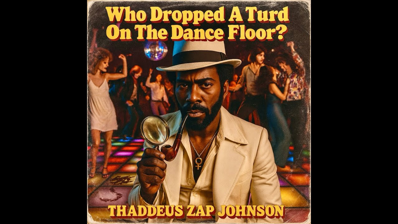 Who Dropped A Turd On The Dance Floor?-Thaddeus Zap Johnson (1978, 70’s Funk/Disco Parody)