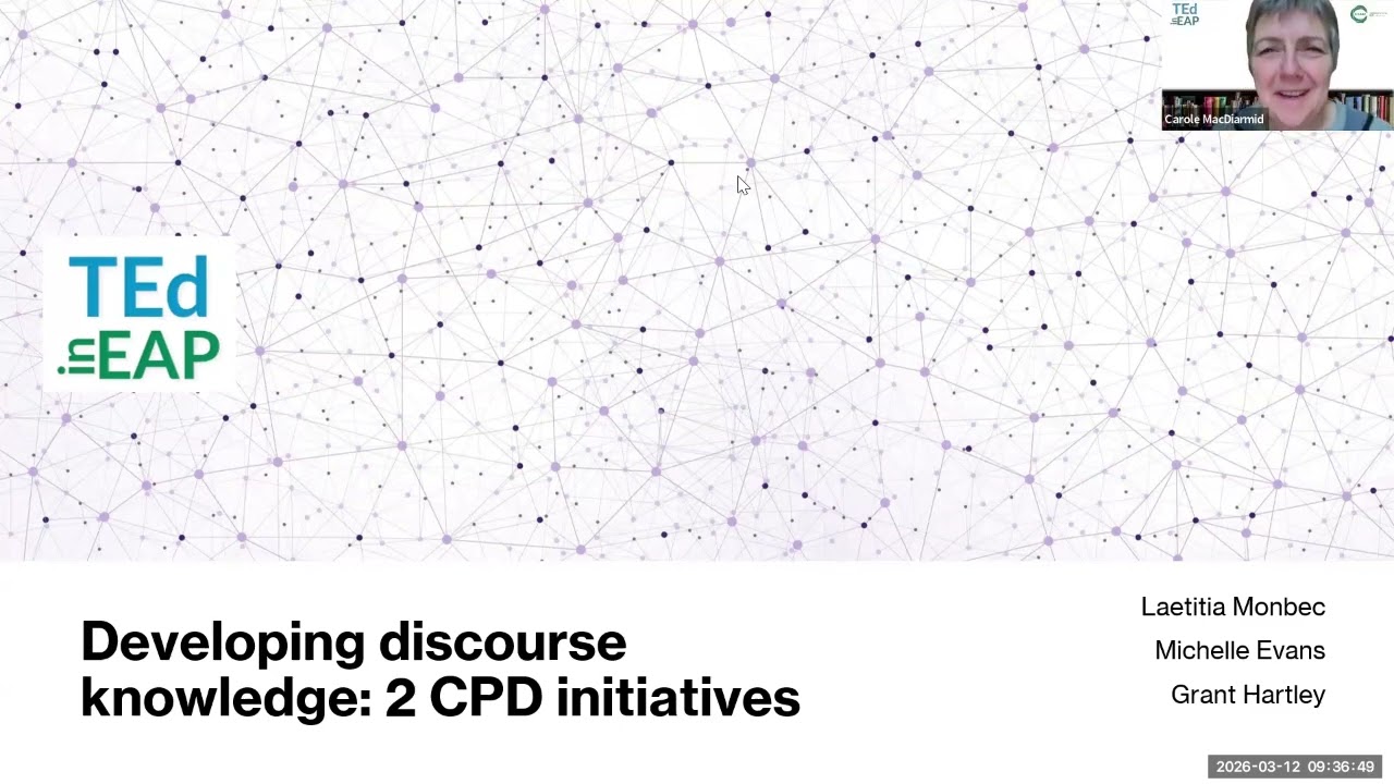 Part 3 Discourse Knowledge 2 CPD Perspectives 12 March 2026