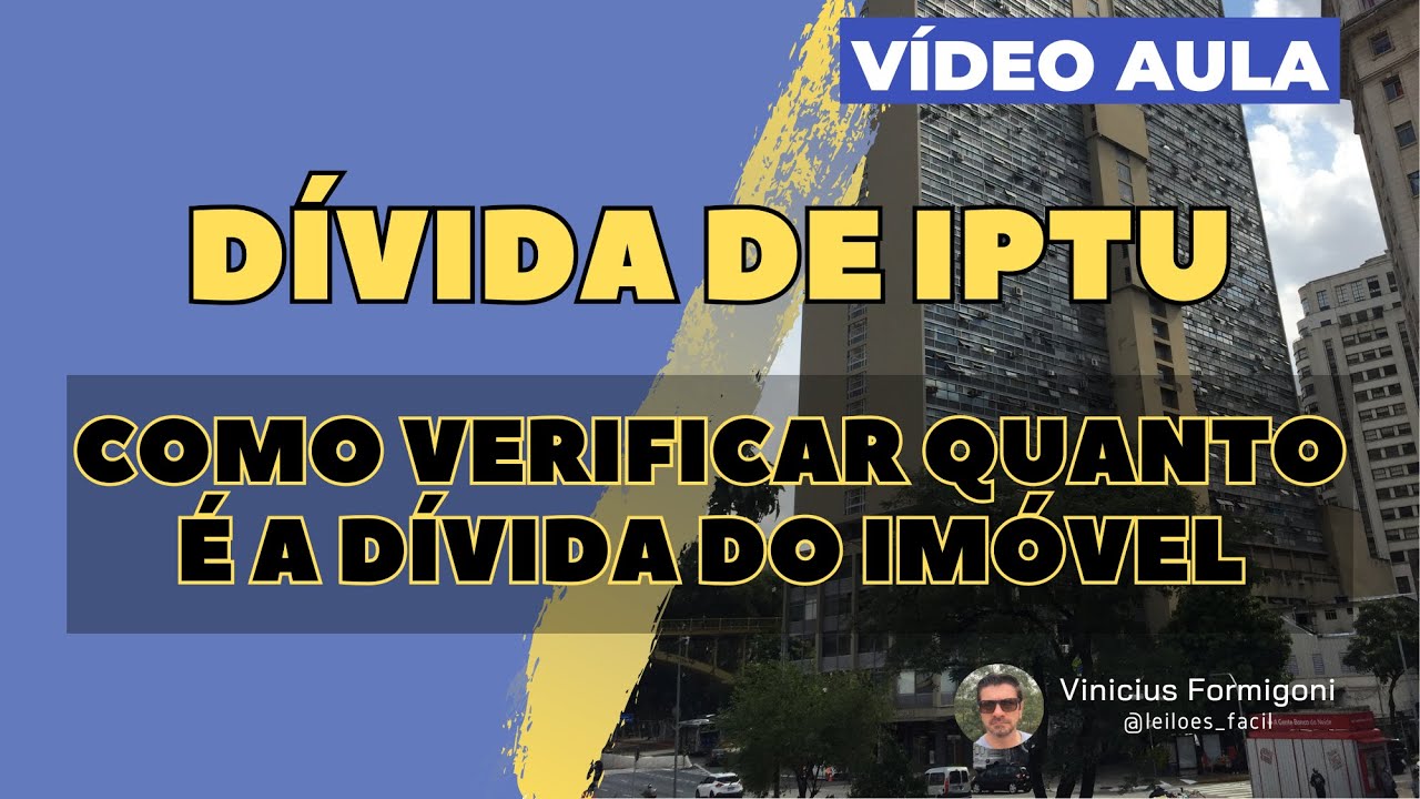 Como saber a dívida de IPTU do imovel ??
