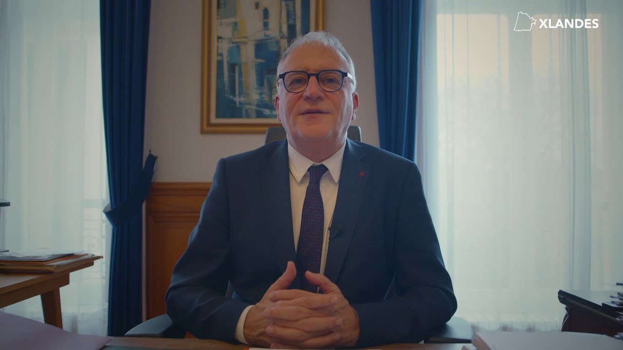 Xavier Fortinon, président du Département, vous présente ses meilleurs vœux pour l'année 2026.