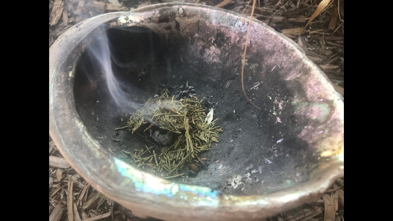 4  Smudging with Cedar
