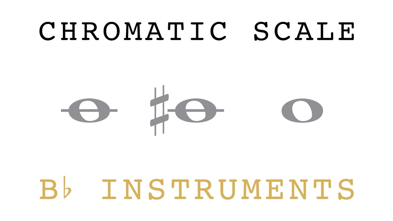 Chromatic Scale - Bb instruments