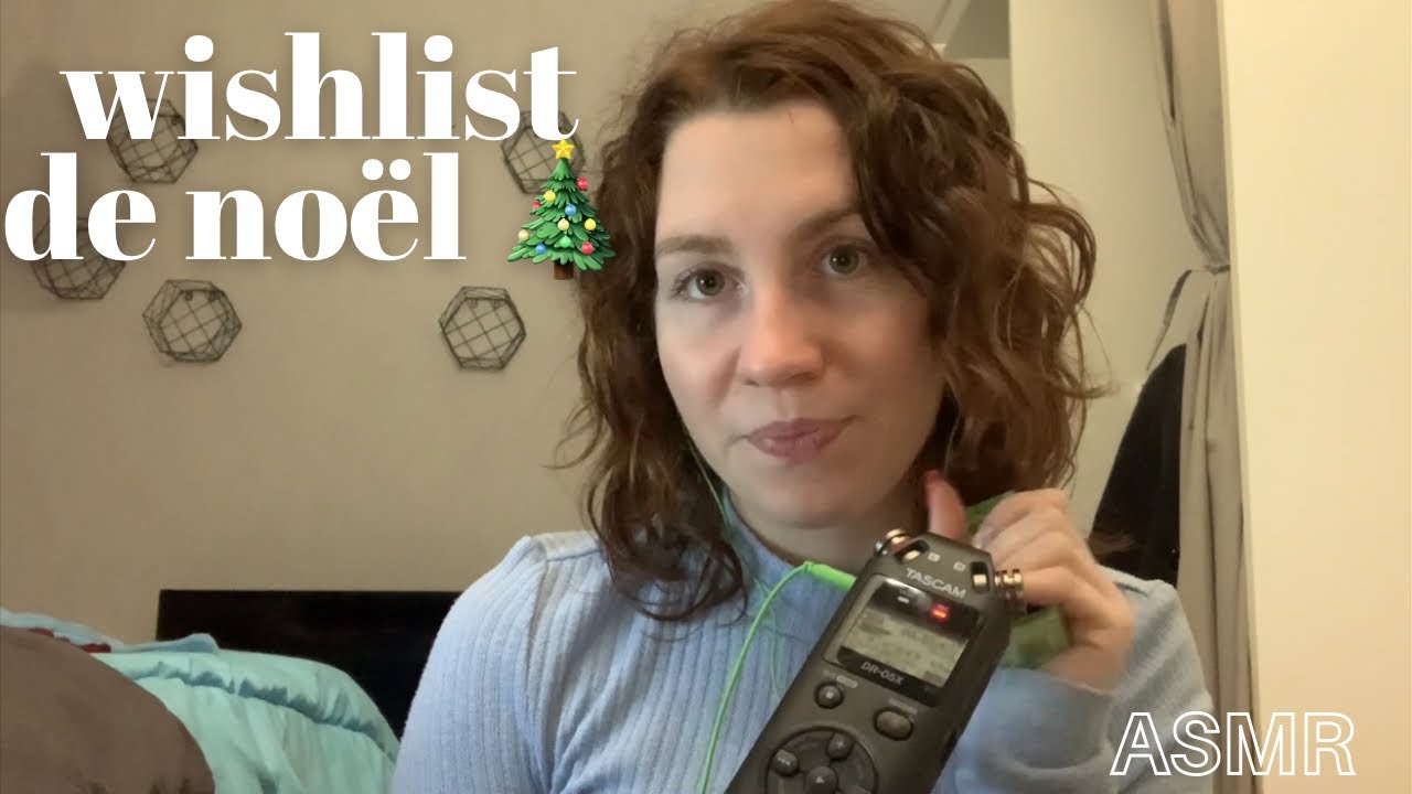 ASMR FR ✨ Ma wishlist de noël 2023 (un peu à la ramasse)