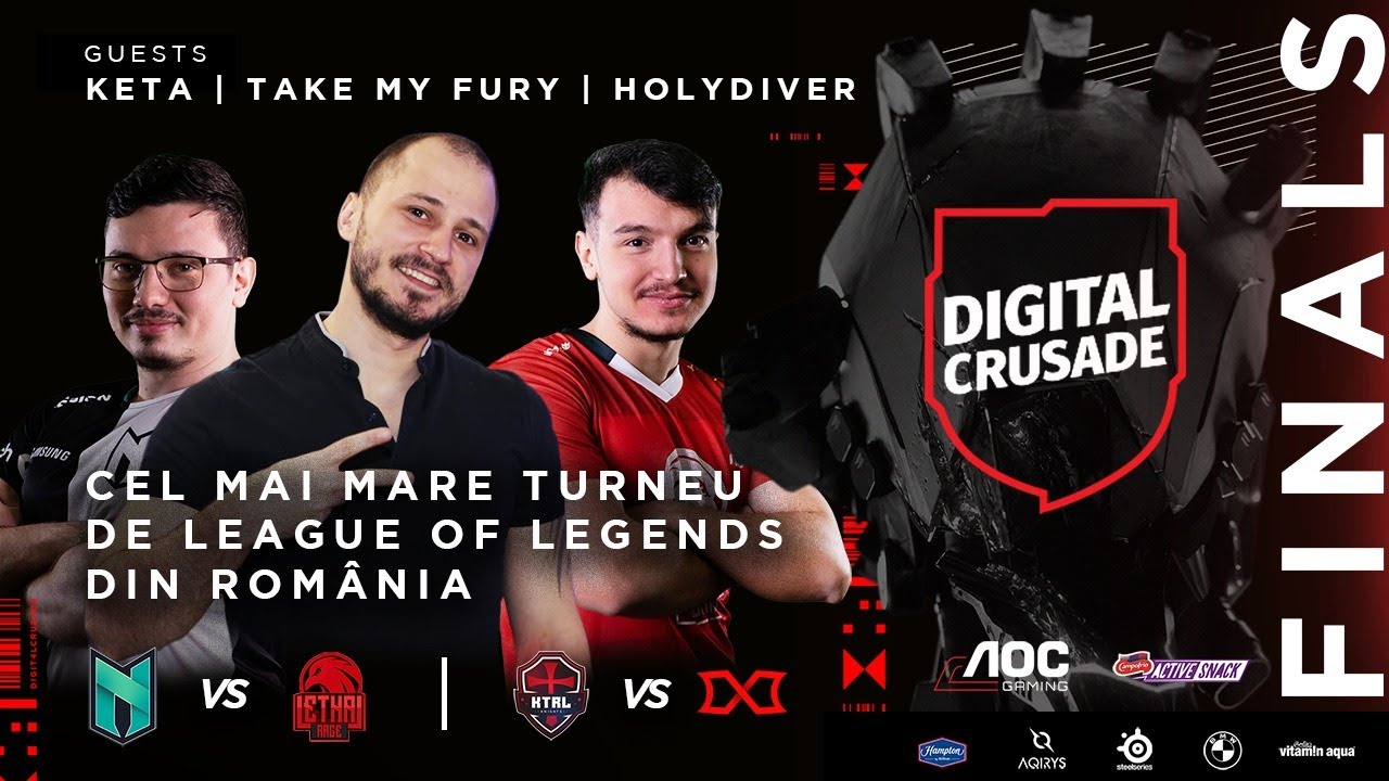 FINALA SEZONULUI III DIGITAL CRUSADE 6.000 EURO /w Keta | Take My Fury & others - League of Legends