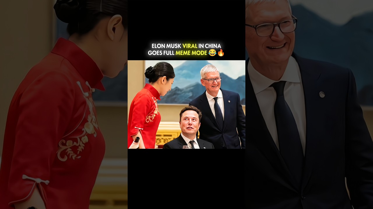 Elon Musk Viral in China  🇨🇳🔥 Goes Full Meme Mode #elonmusk #trump #china