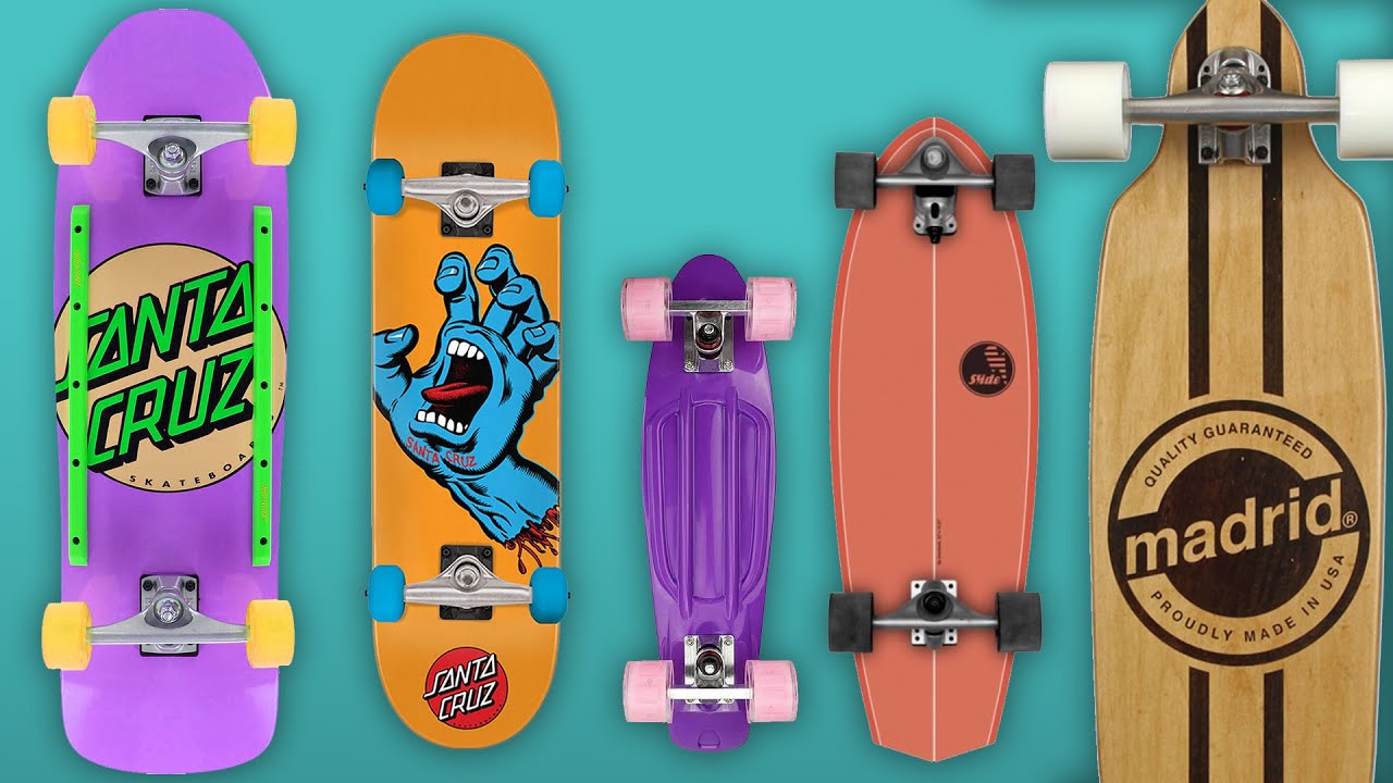 Distintos tipos de SKATEBOARDS ¿Hay diferencia?
