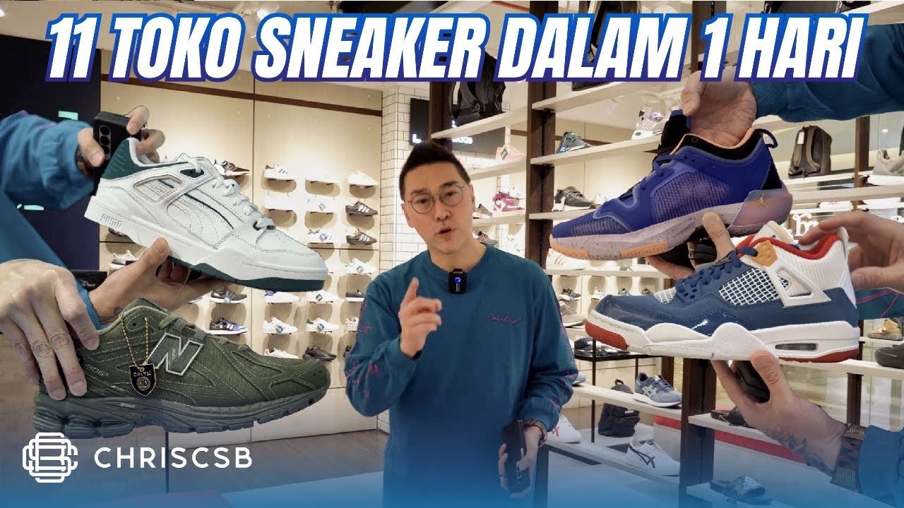 Grebek 11 Toko Sneakers dalam 1 Hari! Ada New Balance 1960, Puma NCT, Adidas, Nike Air Jordan DLL