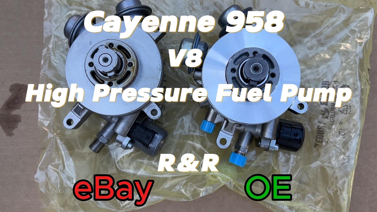 Porsche Cayenne 958 V8 High Pressure Fuel Pump Removal & Reinstallation