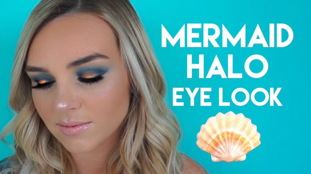 mermaid halo eye look | tarte tutorials