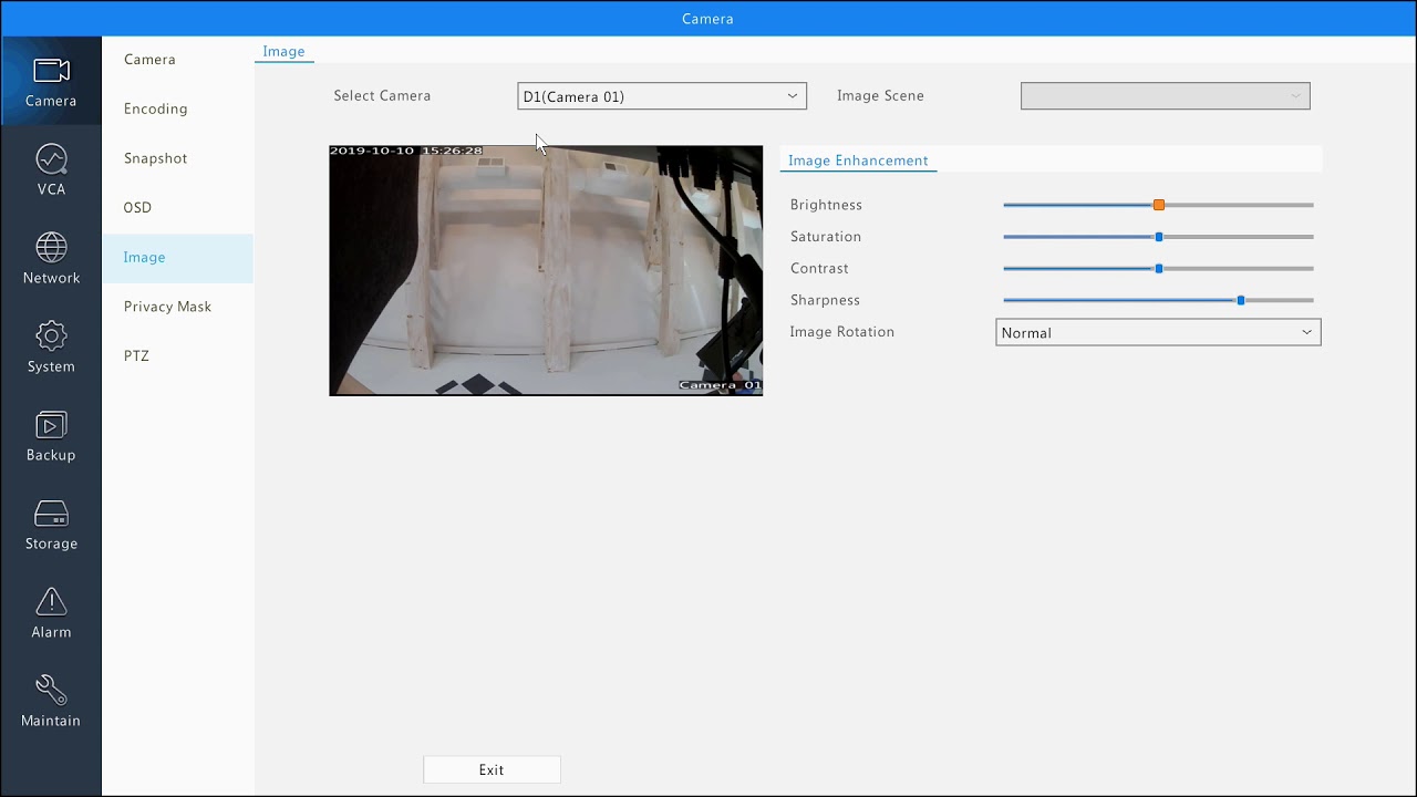 How to Rotate a Camera's Image on Your Admiral or Imperial NVR