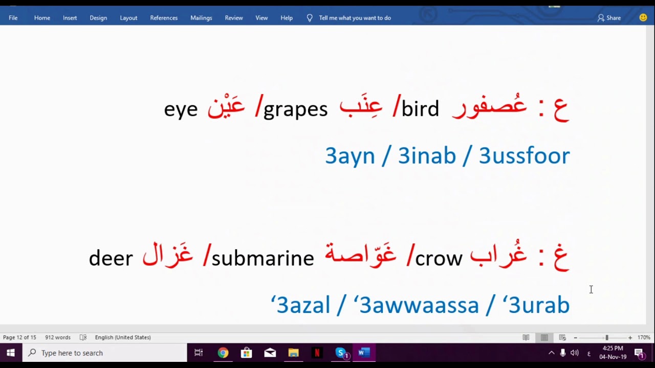 Read and Write Arabic (Part 2)