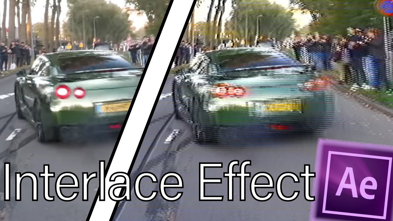 How to make an Interlacing Camera effect in After Effects