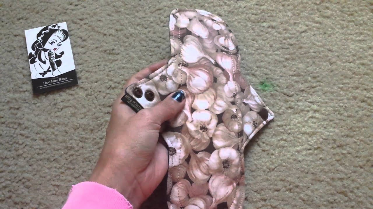 Hoo Hoo Rags cloth pad. First look.