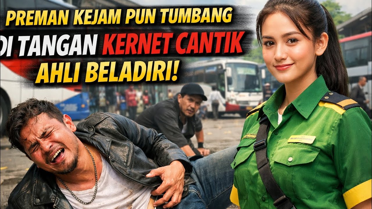 PREMAN TERMINAL MENERTAWAKAN KERNET BUS CANTIK INI… MEREKA TAK TAHU DIA AHLI BOXING!