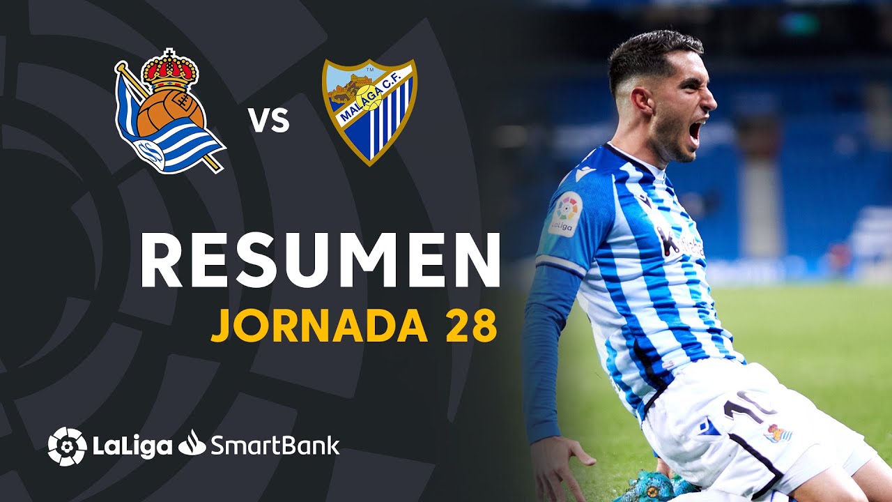 Resumen de Real Sociedad B vs M&aacute;laga CF (2-0)