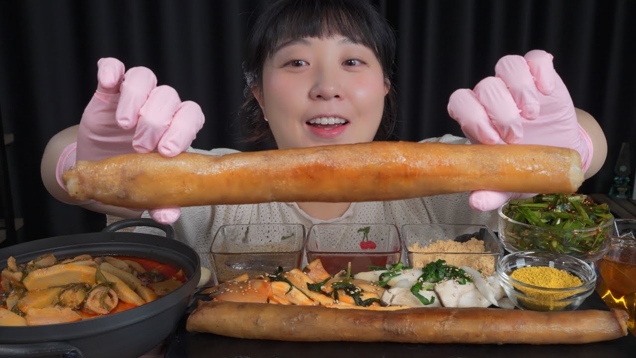 강력한 통대창과의 혈투 Mukbang