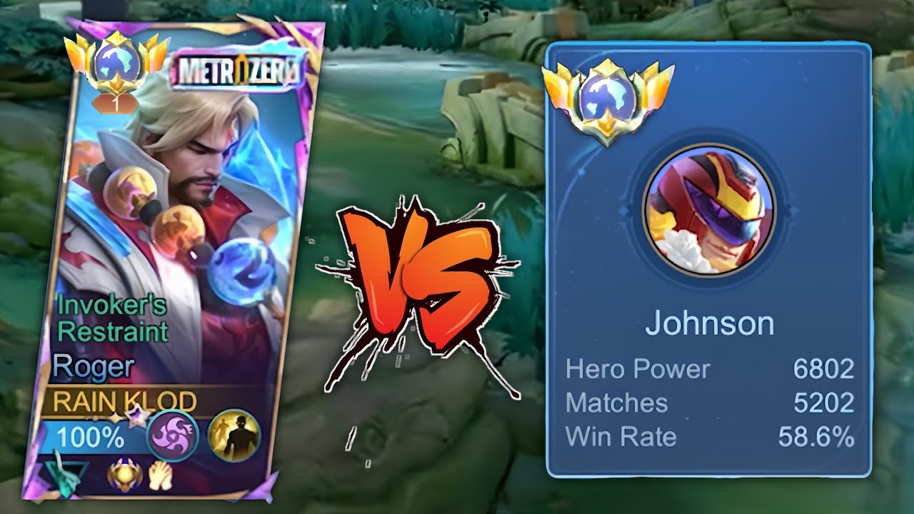 ROGER GOLD LANE VS TOP GLOBAL JOHNSON!