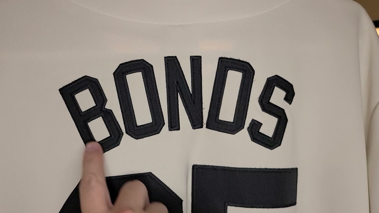Barry Bonds San Francisco Giants MLB Authentic Russell and Majestic Jerseys Vintage Collection