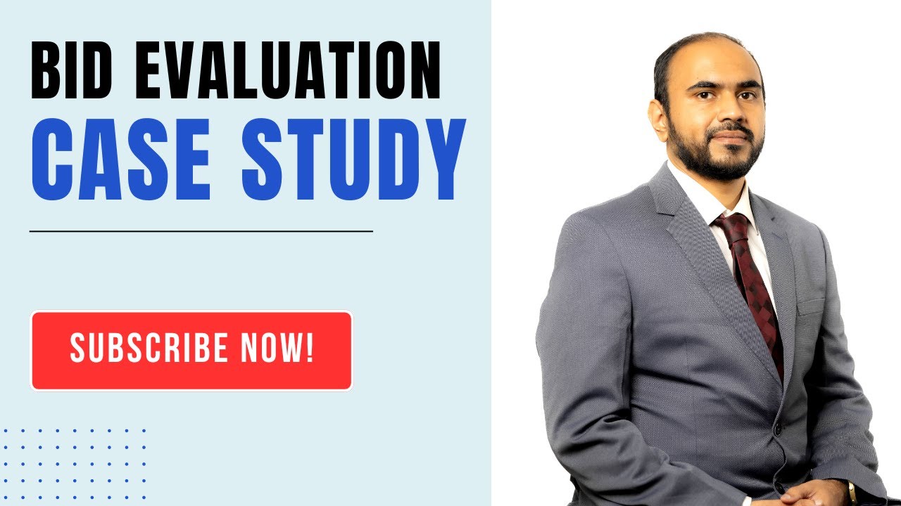 Bid Evaluation | Case Study | Tender Analysis