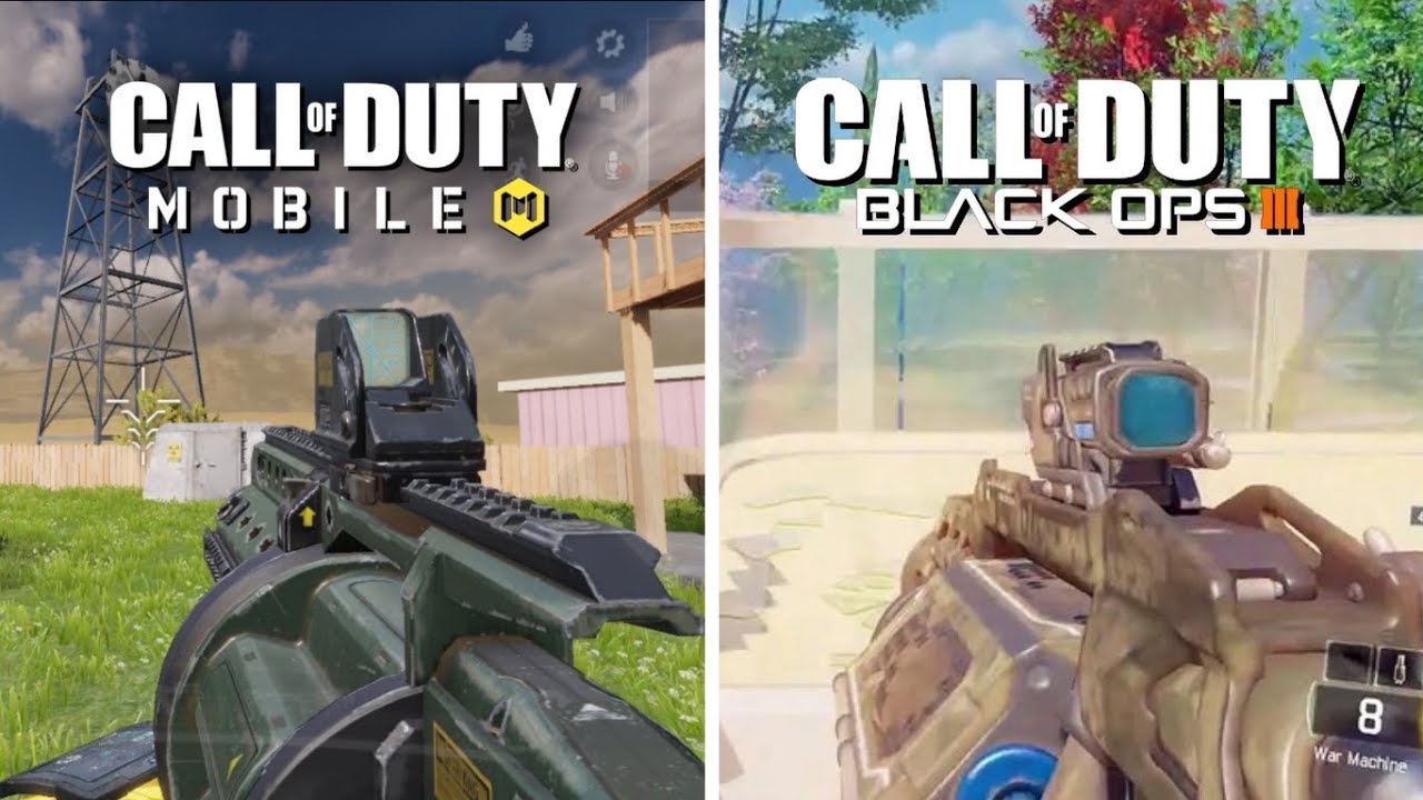 Call of Duty Mobile VS Call of Duty Black Ops 3 SPECIALISTS COMPARISON