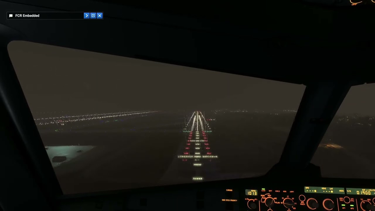 Two camera views coming into Seattle.