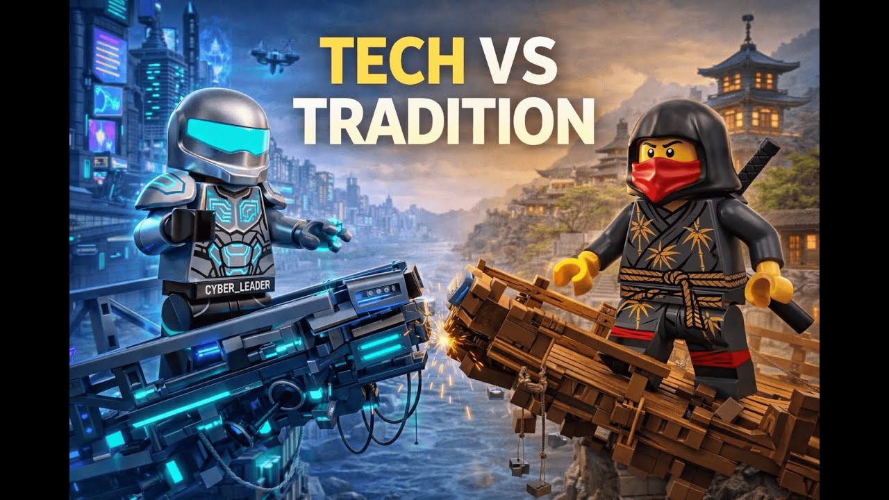 They Tried to Connect Two Worlds LEGO Stop Motion Story