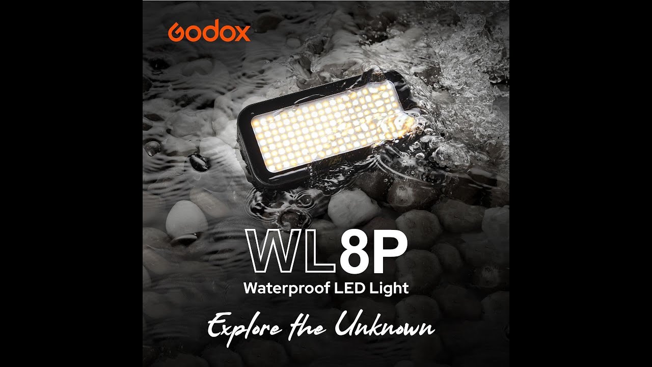 Godox Shooting Underwater Introducing Waterproof LED Light WL8P
