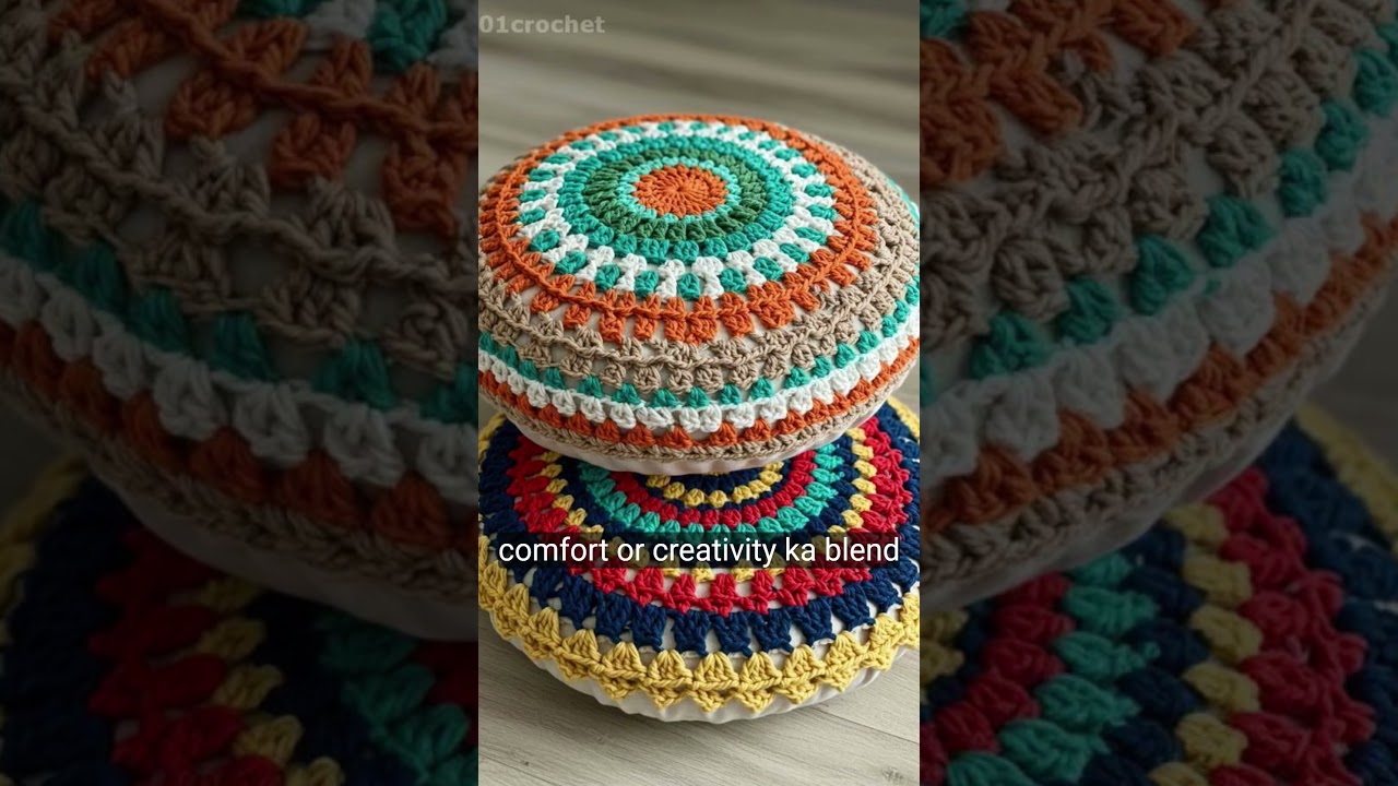 new 😱crochet product 🤩 beautiful and stylish 😎 🥰 pillow