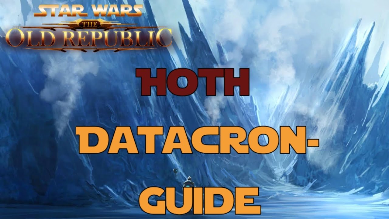 Star Wars: The Old Republic - Datacron-Guide: Hoth (Imperium)
