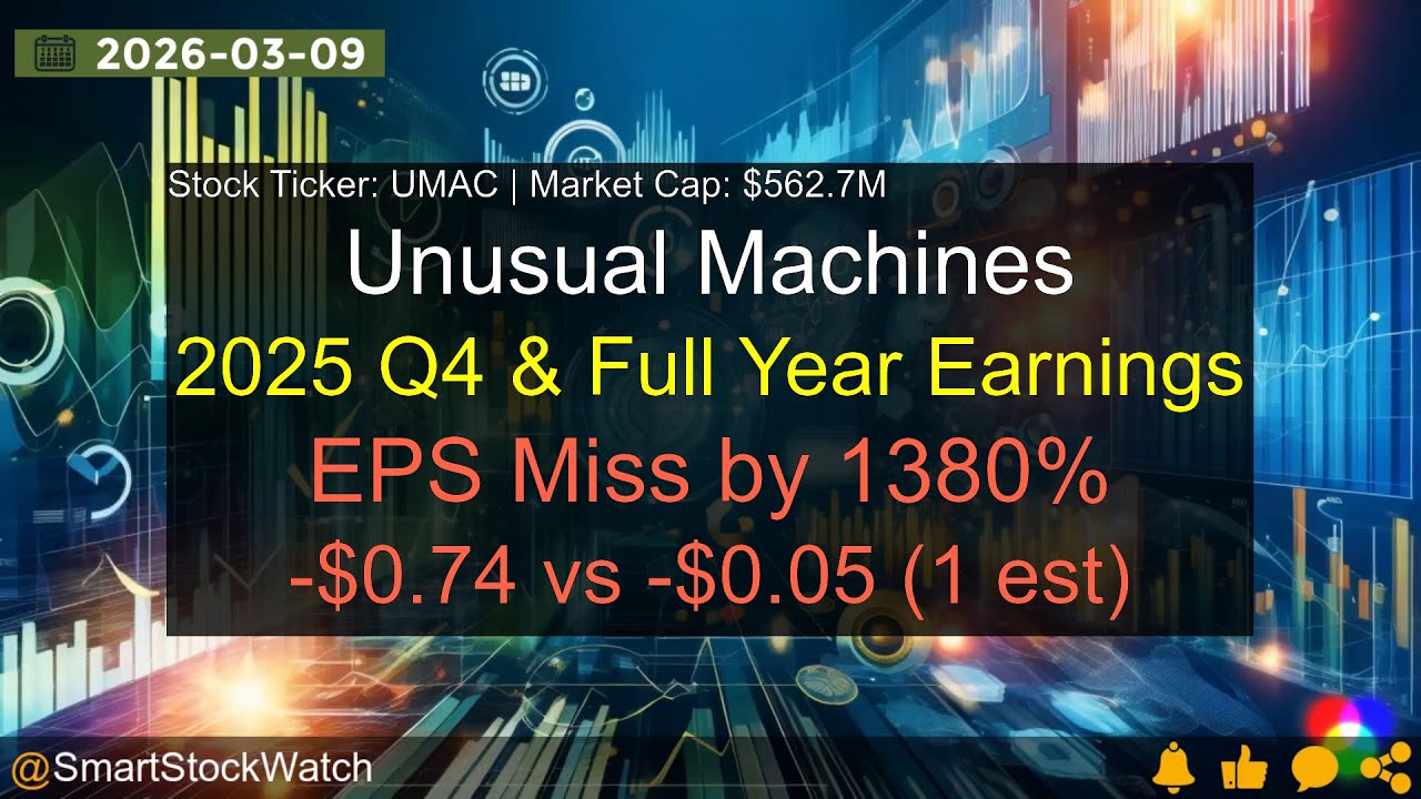 Unusual Machines (UMAC|$562.7M) - 2025 Q4 & Full Year Earnings Analysis