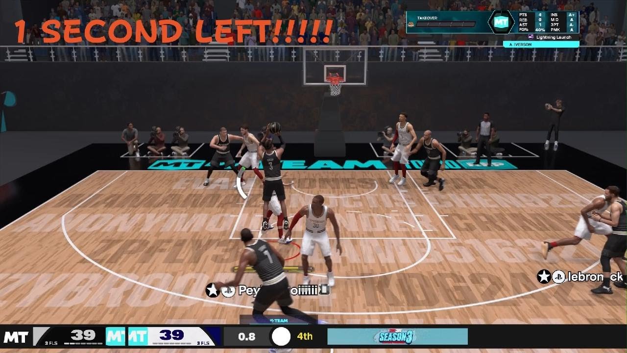 Peyton Plays a D1 Lebron James Glazer IN A DOWN TO THE WIRE MYTEAM GAME!!! (BUZZER BEATER!!)
