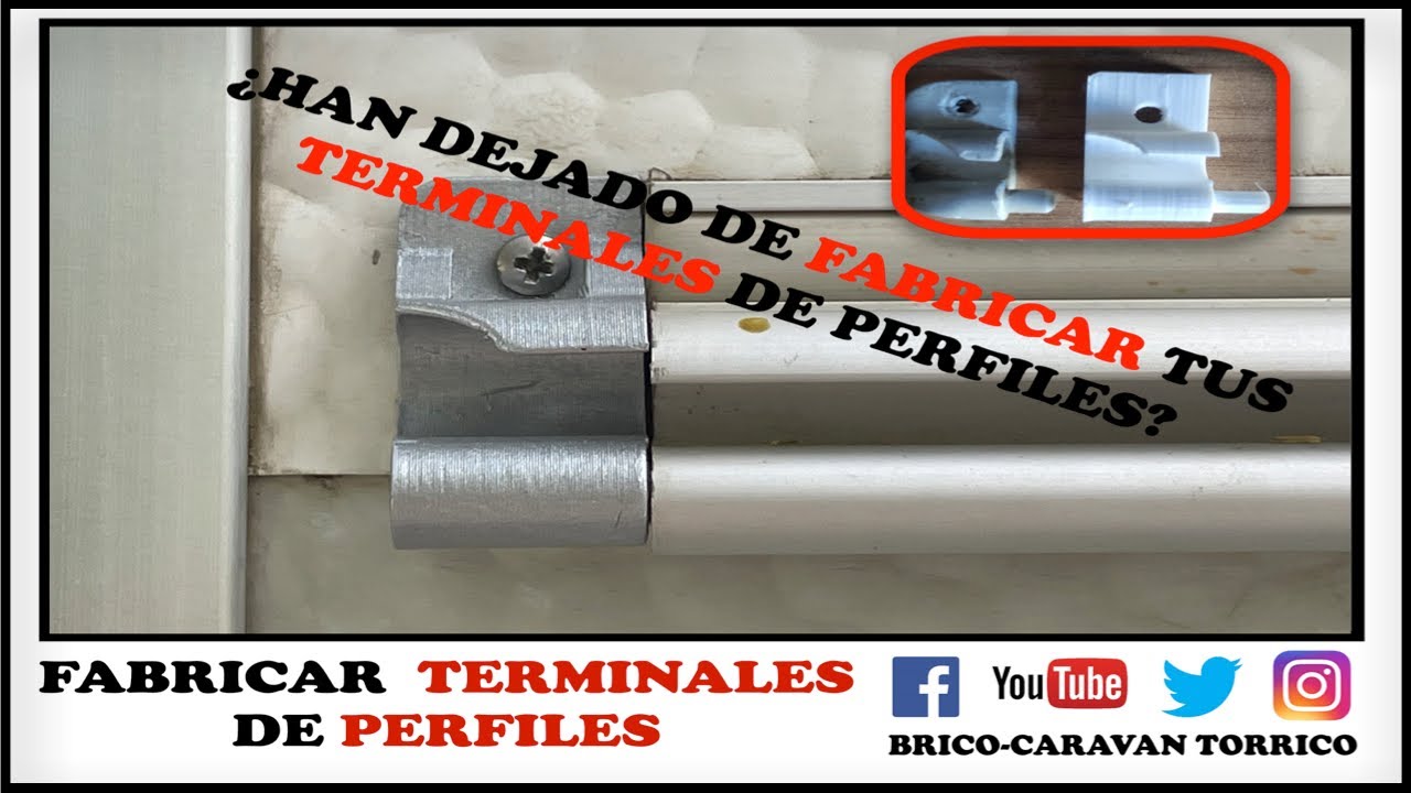 ¿Ya NO fabrican las TERMINALES de los PERFILES de tu auto/caravana?