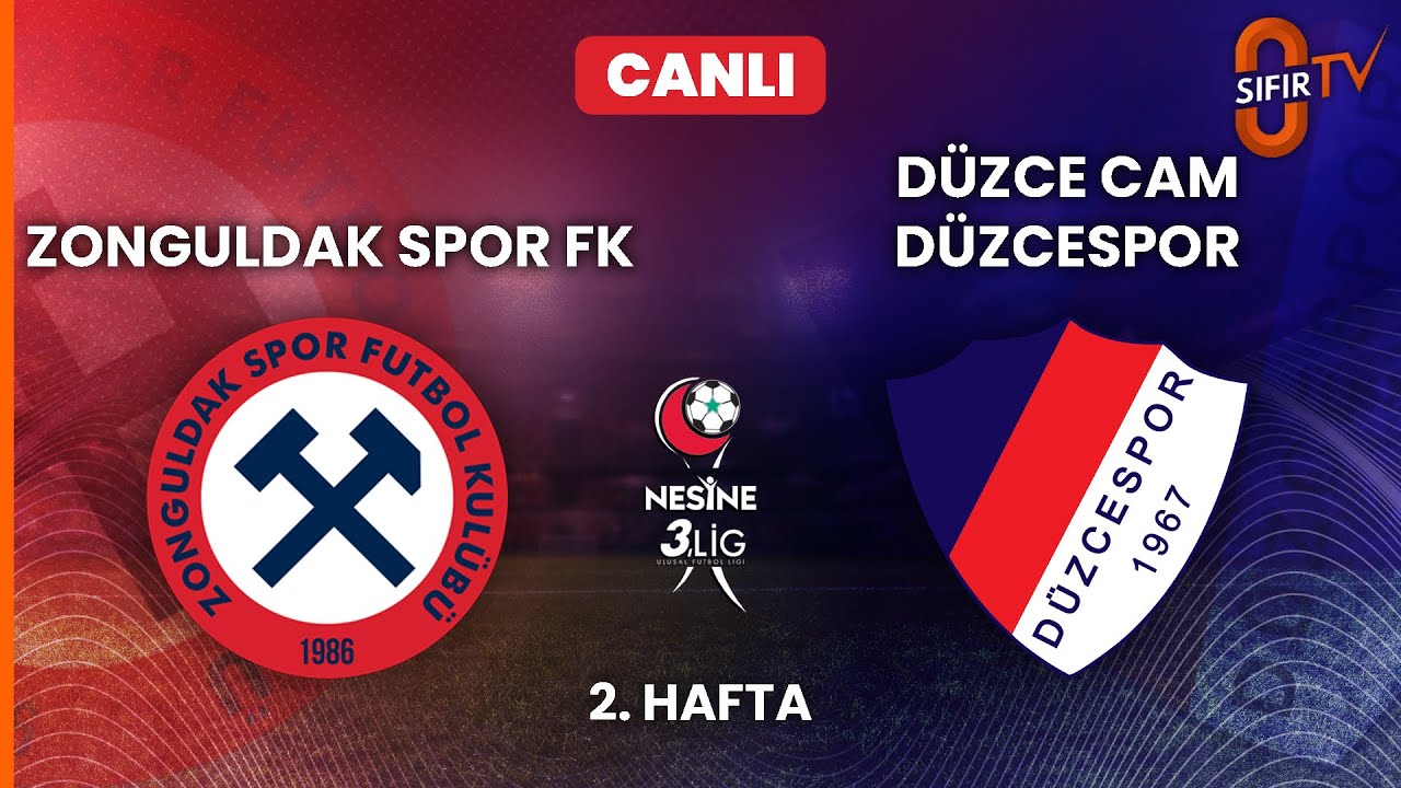 ZONGULDAK SPOR FUTBOL KULÜBÜ A.Ş. - DÜZCE CAM DÜZCESPOR (3. LİG 3. GRUP 13.09.2025)
