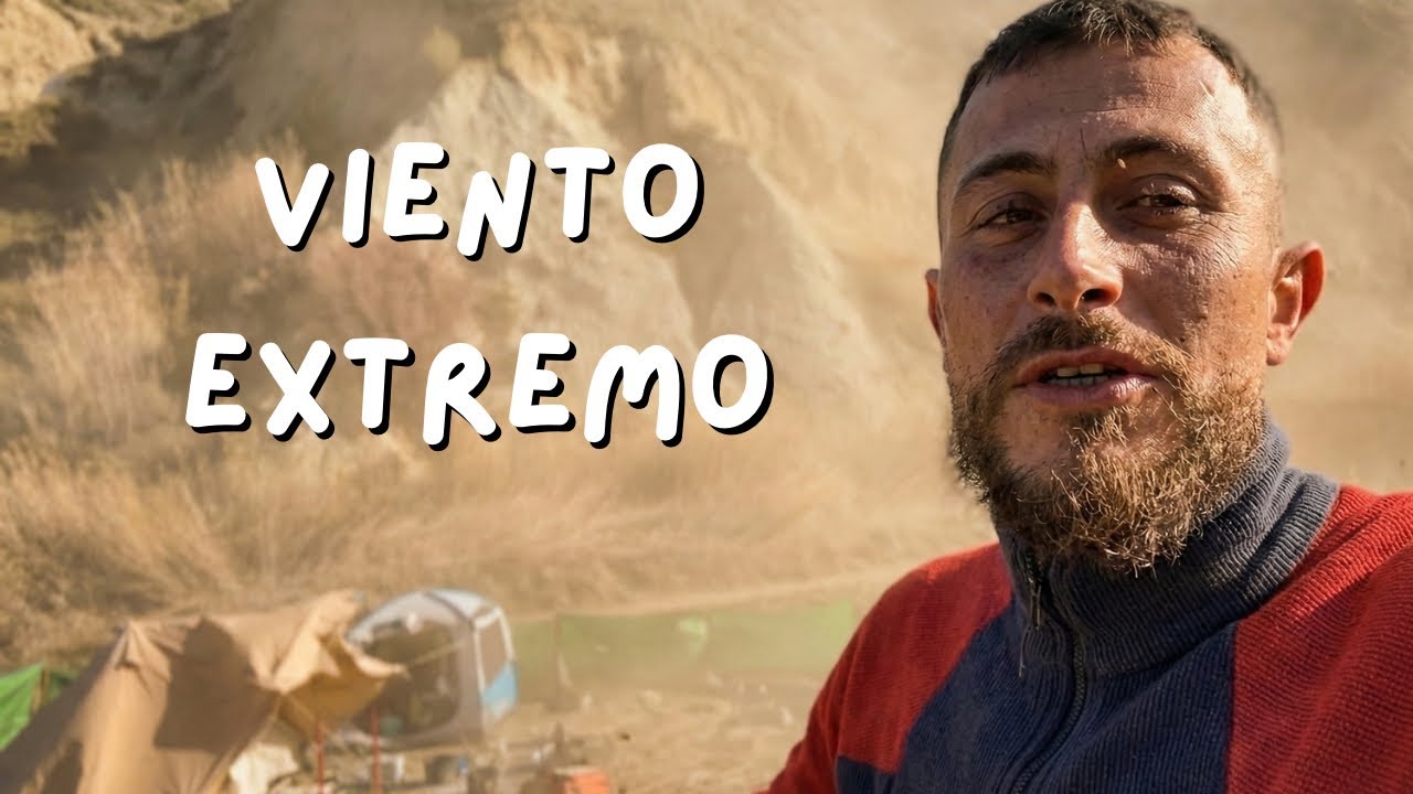 Viento extremo: así se vive en una tienda de campaña - Ep 29 Viviendo en un Terreno 