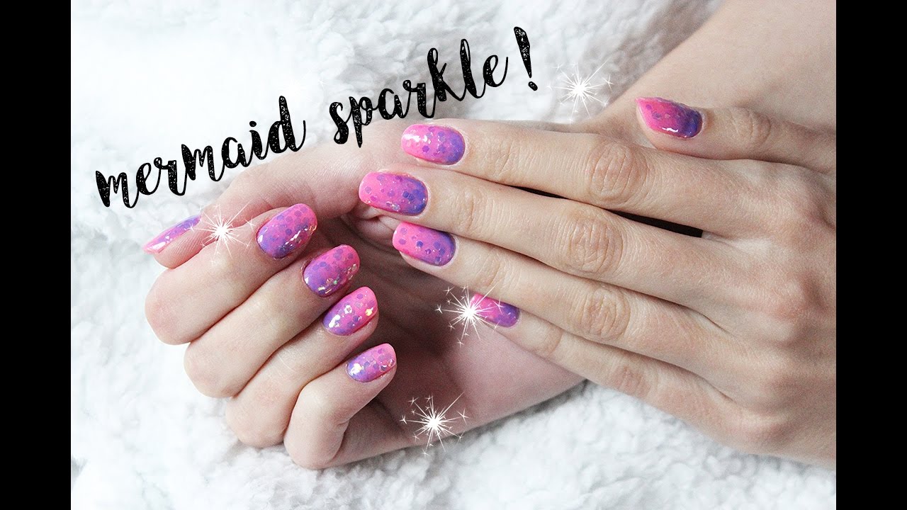 Gradient Pink&Purple Nails and Hangout! (ASMR whispering)