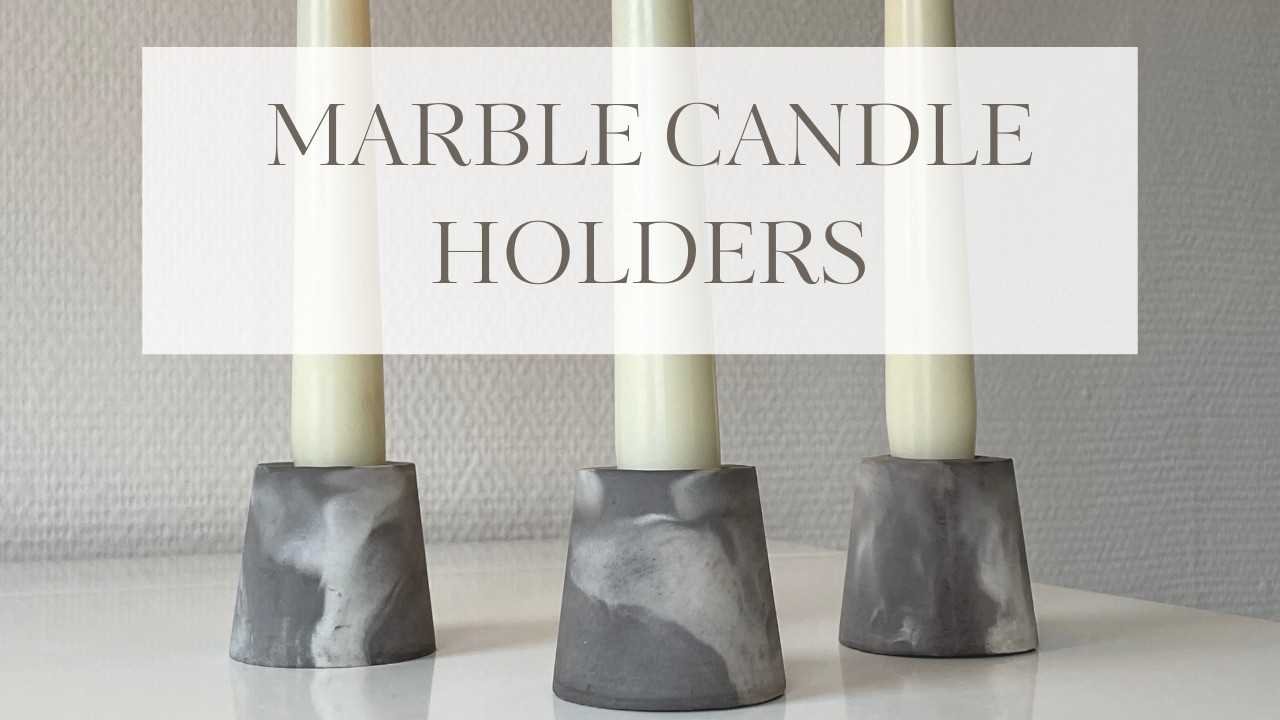How I Make Candle Holders That look Like Real Stone | Unique DIY With Gypsum