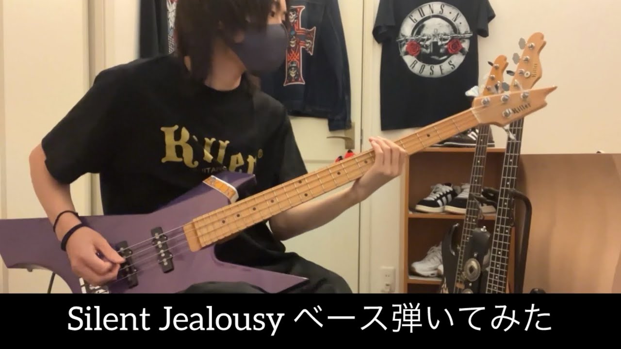 X(XJAPAN)/Silent Jealousy ベース弾いてみた